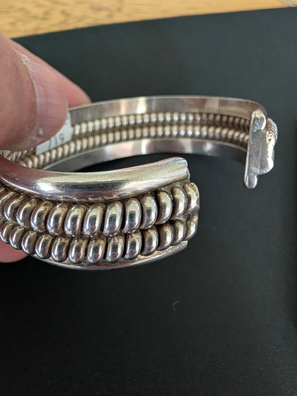 Native Tahe Sterling Silver Cuff Bracelet - Women's Accessory